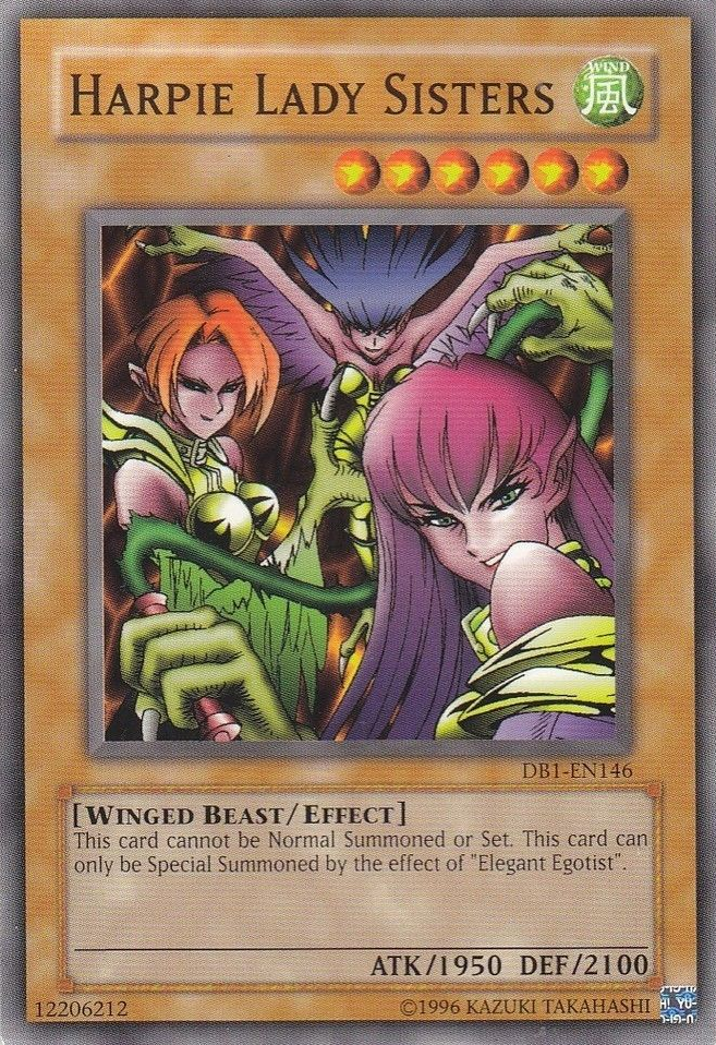 Harpie Lady Sisters [DB1-EN146] Common Yu-Gi-Oh!