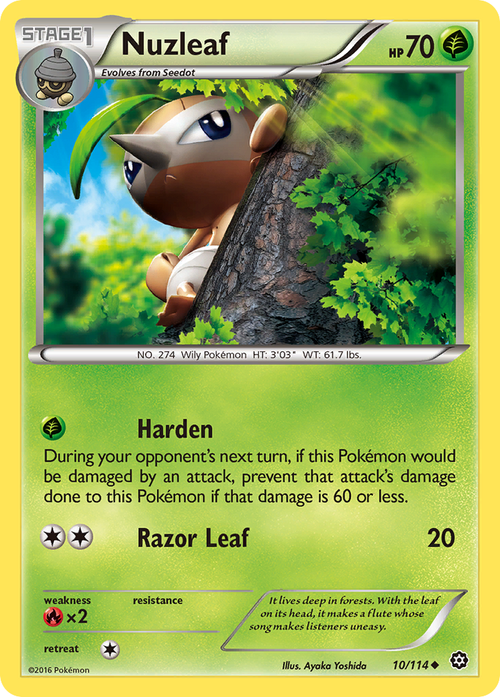 Nuzleaf (10/114) [XY: Steam Siege] Pokémon