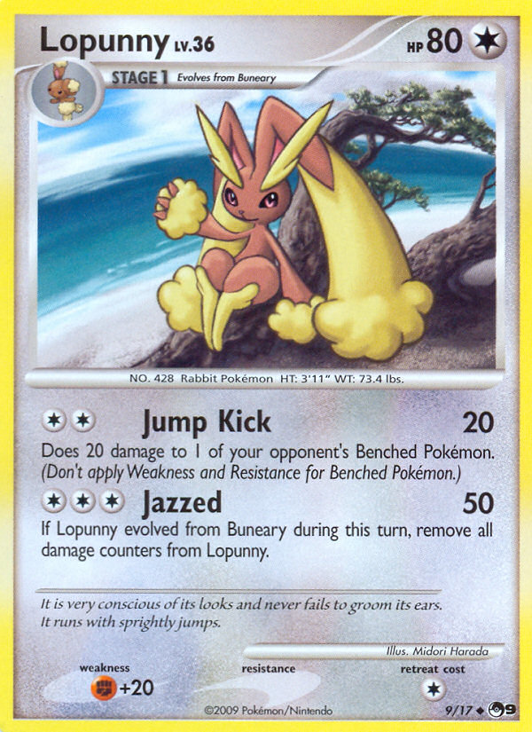 Lopunny (9/17) [POP Series 9] Pokémon