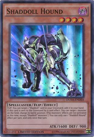 Shaddoll Hound [DUEA-ENDE4] Super Rare Yu-Gi-Oh!