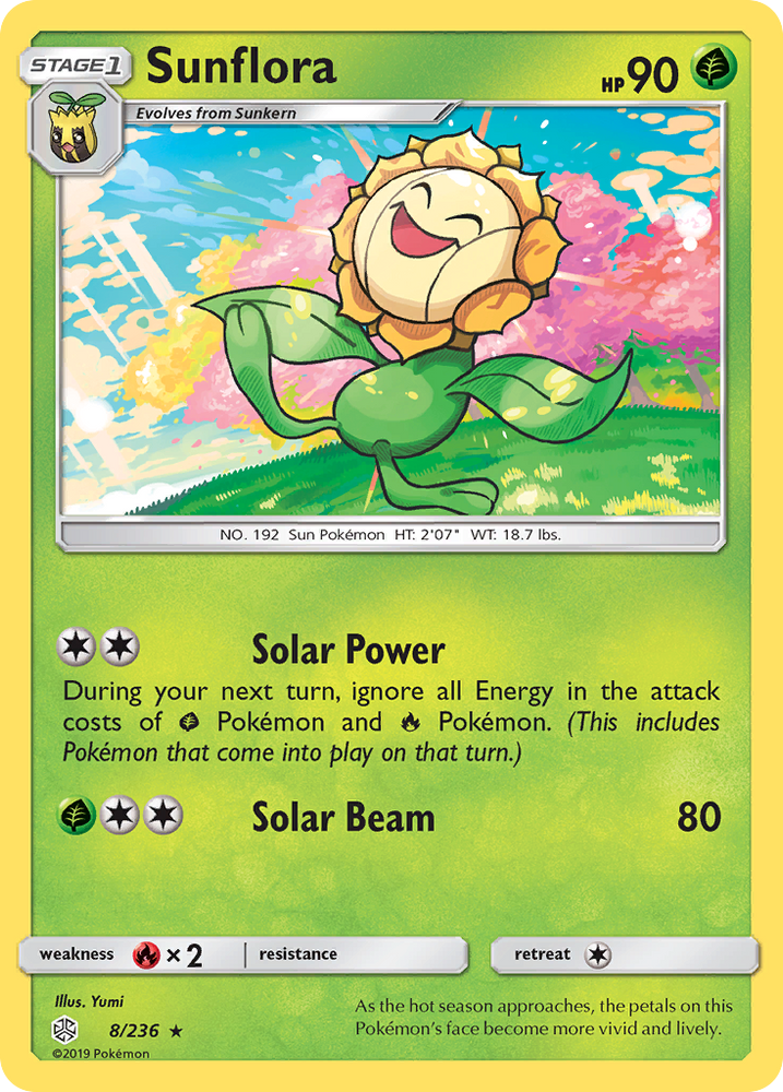 Sunflora (8/236) [Sun & Moon: Cosmic Eclipse] Pokémon