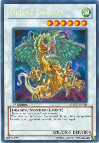 Orient Dragon [GENF-EN085] Secret Rare Yu-Gi-Oh!