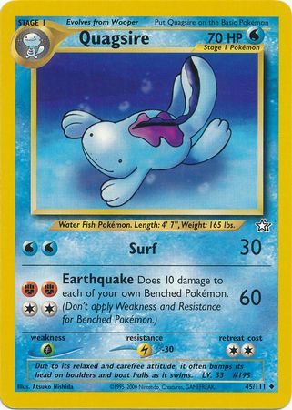 Quagsire (45/111) [Neo Genesis Unlimited] Pokémon