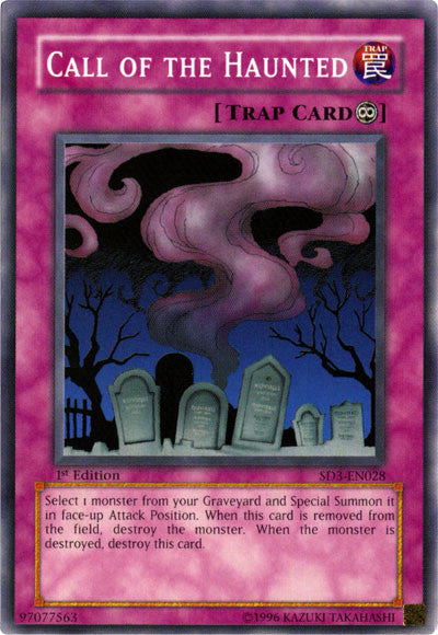 Call of the Haunted [SD3-EN028] Common Yu-Gi-Oh!