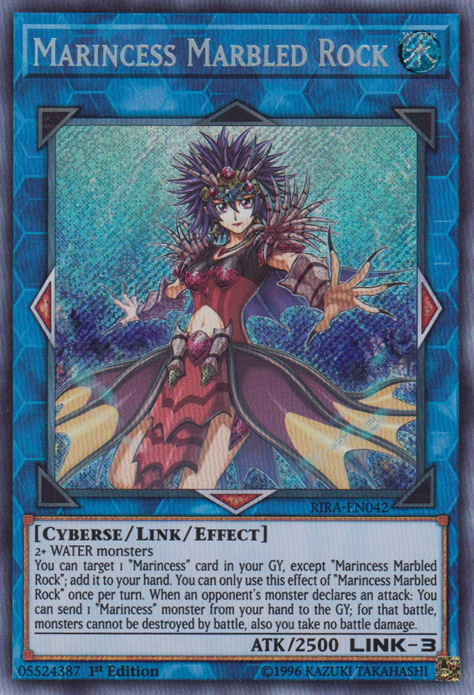 Marincess Marbled Rock [RIRA-EN042] Secret Rare Yu-Gi-Oh!