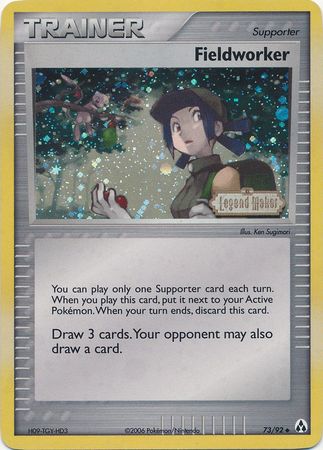 Fieldworker (73/92) (Stamped) [EX: Legend Maker] Pokémon