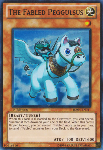 The Fabled Peggulsus [HA04-EN041] Super Rare Yu-Gi-Oh!