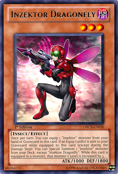 Inzektor Dragonfly [ORCS-EN020] Rare Yu-Gi-Oh!