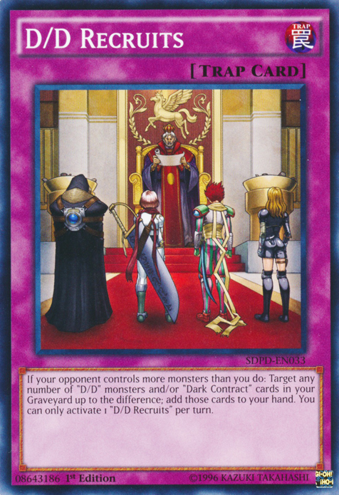 D/D Recruits [SDPD-EN033] Common Yu-Gi-Oh!