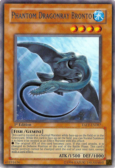 Phantom Dragonray Bronto [TAEV-EN087] Rare Yu-Gi-Oh!
