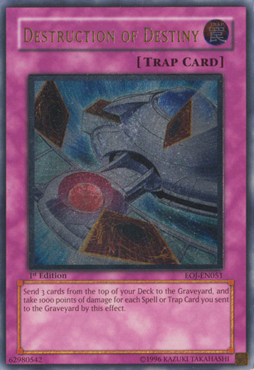 Destruction of Destiny [EOJ-EN051] Ultimate Rare Yu-Gi-Oh!