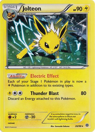 Jolteon (26/98) (Cosmos Holo) [XY: Ancient Origins] Pokémon