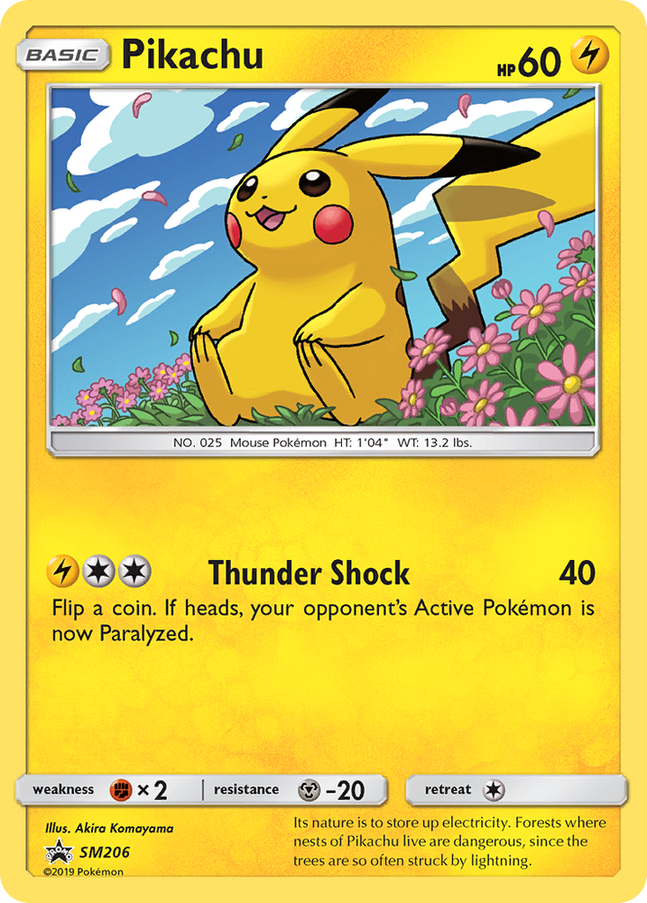 Pikachu (SM206) [Sun & Moon: Black Star Promos] Pokémon