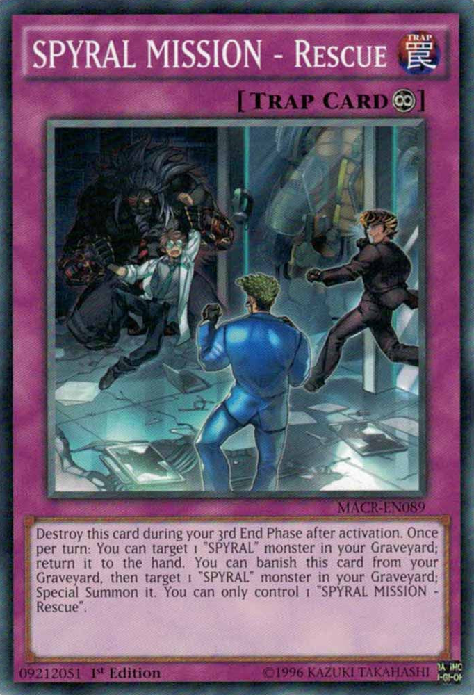 SPYRAL MISSION - Rescue [MACR-EN089] Common Yu-Gi-Oh!