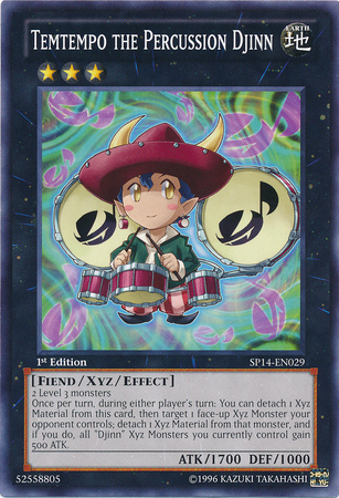 Temtempo the Percussion Djinn [SP14-EN029] Common Yu-Gi-Oh!