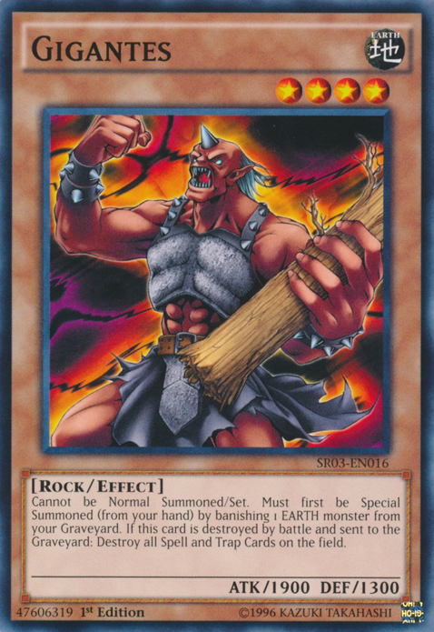 Gigantes [SR03-EN016] Common Yu-Gi-Oh!