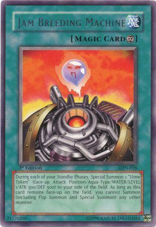 Jam Breeding Machine [LON-026] Rare Yu-Gi-Oh!