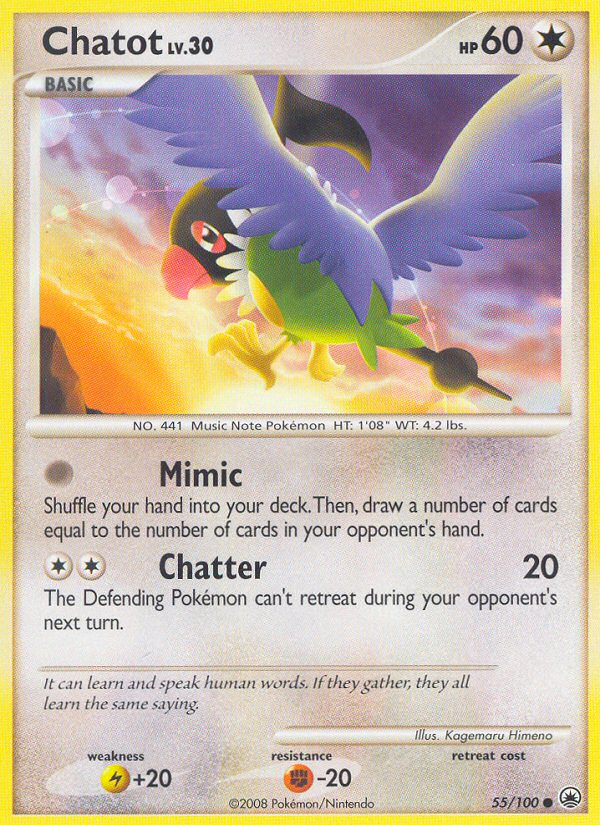 Chatot (55/100) [Diamond & Pearl: Majestic Dawn] Pokémon