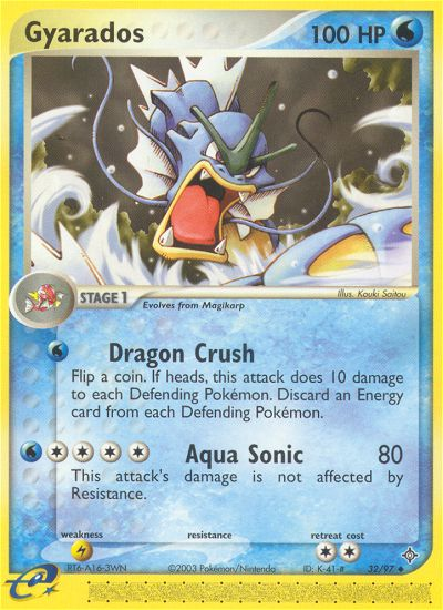 Gyarados (32/97) [EX: Dragon] Pokémon