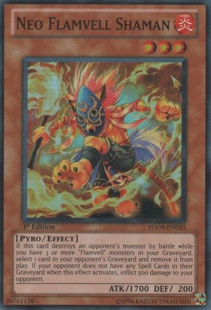 Neo Flamvell Shaman [HA04-EN033] Super Rare Yu-Gi-Oh!