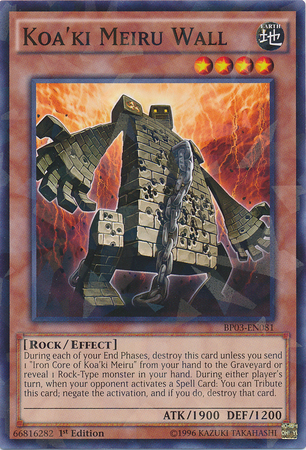Koa'ki Meiru Wall [BP03-EN081] Shatterfoil Rare Yu-Gi-Oh!