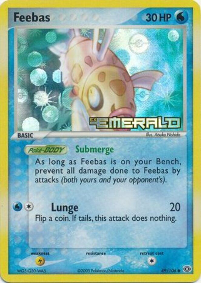 Feebas (49/106) (Stamped) [EX: Emerald] Pokémon