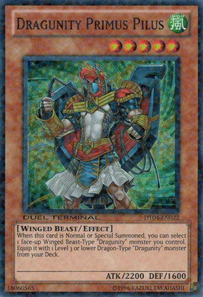 Dragunity Primus Pilus [DT04-EN022] Super Rare Yu-Gi-Oh!