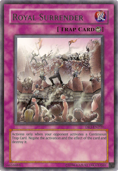 Royal Surrender [DR3-EN239] Rare Yu-Gi-Oh!