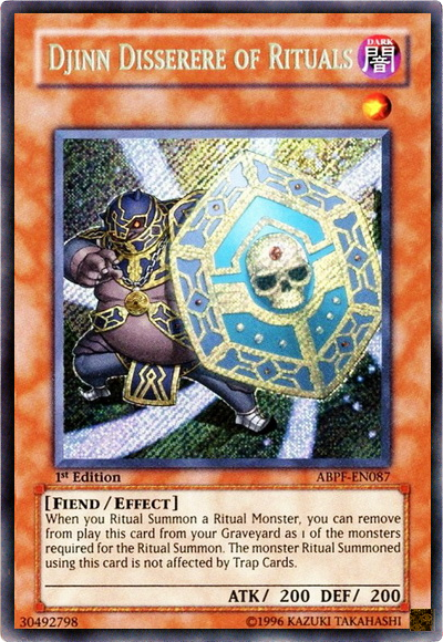 Djinn Disserere of Rituals [ABPF-EN087] Secret Rare Yu-Gi-Oh!