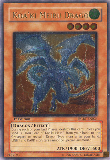 Koa'ki Meiru Drago [RGBT-EN024] Ultimate Rare Yu-Gi-Oh!