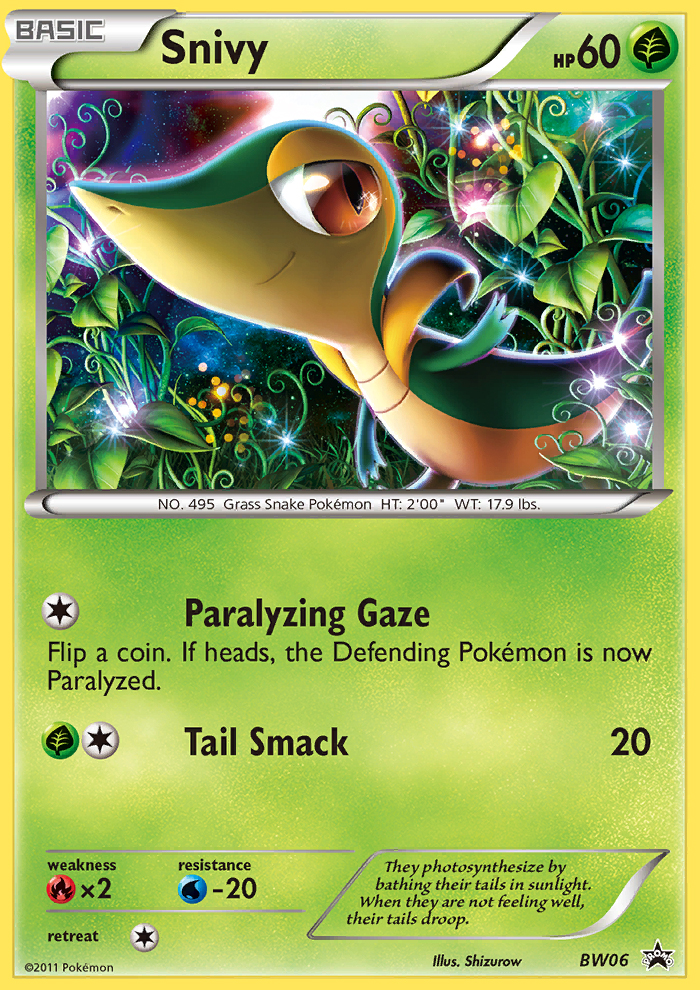 Snivy (BW06) [Black & White: Black Star Promos] Pokémon