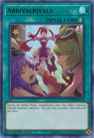 Arrivalrivals [MP18-EN142] Ultra Rare Yu-Gi-Oh!