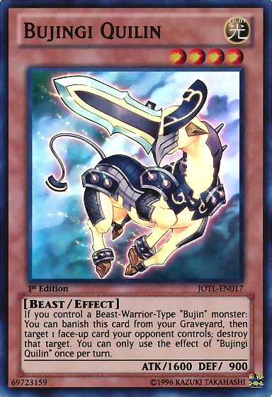 Bujingi Quilin [JOTL-EN017] Super Rare Yu-Gi-Oh!