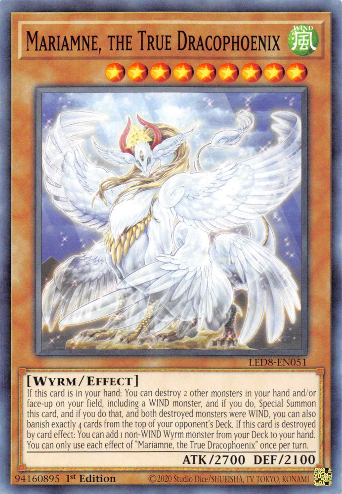 Mariamne, the True Dracophoenix [LED8-EN051] Common Yu-Gi-Oh!