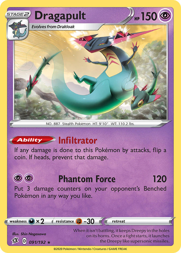 Dragapult (091/192) (Theme Deck Exclusive) [Sword & Shield: Rebel Clash] Pokémon