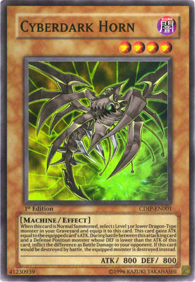 Cyberdark Horn [CDIP-EN001] Super Rare Yu-Gi-Oh!