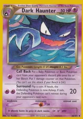 Dark Haunter (36/105) [Neo Destiny Unlimited] Pokémon