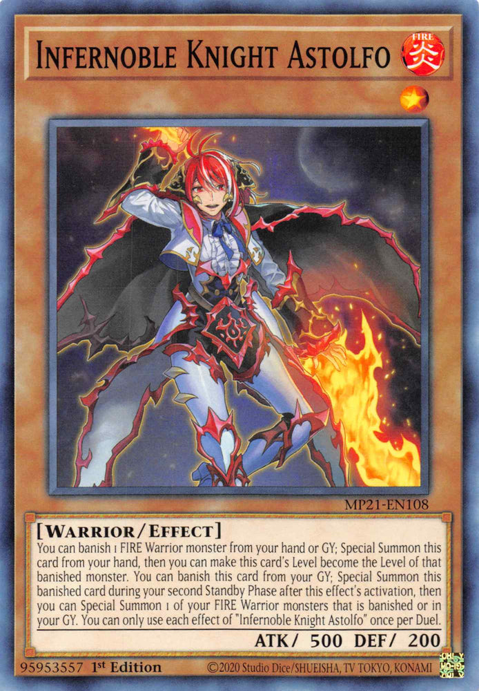 Infernoble Knight Astolfo [MP21-EN108] Common Yu-Gi-Oh!