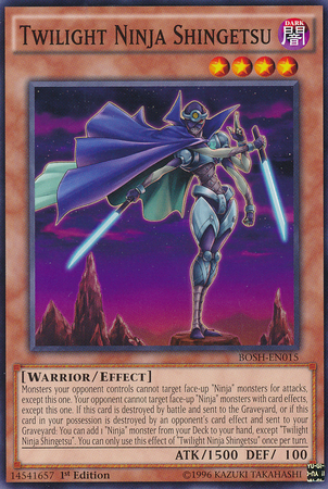 Twilight Ninja Shingetsu [BOSH-EN015] Common Yu-Gi-Oh!