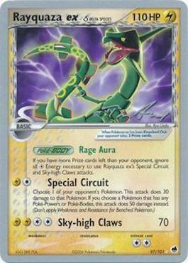 Rayquaza ex (97/101) (Delta Species) (Legendary Ascent - Tom Roos) [World Championships 2007] Pokémon
