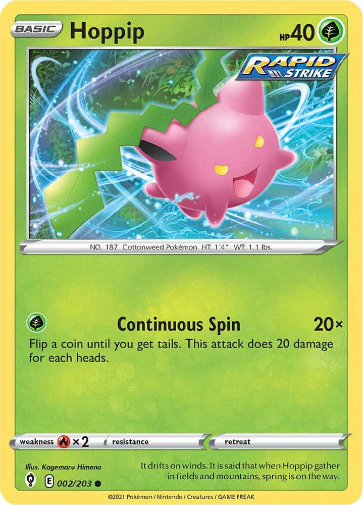 Hoppip (002/203) [Sword & Shield: Evolving Skies] Pokémon