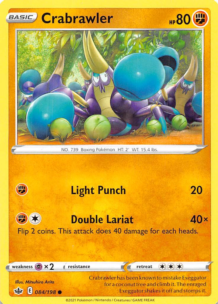 Crabrawler (084/198) [Sword & Shield: Chilling Reign] Pokémon