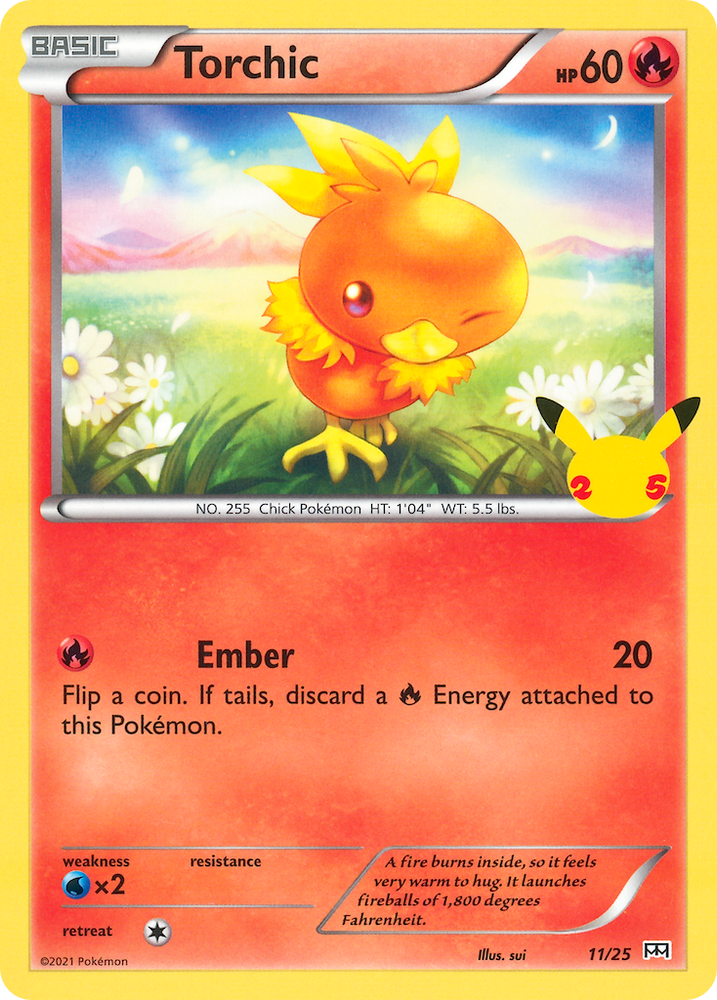 Torchic (11/25) [McDonald's 25th Anniversary] Pokémon