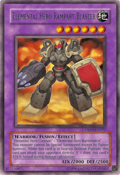 Elemental Hero Rampart Blaster [DR04-EN093] Rare Yu-Gi-Oh!