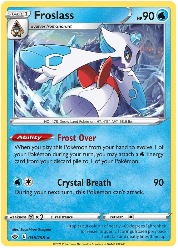 Froslass (036/198) [Sword & Shield: Chilling Reign] Pokémon
