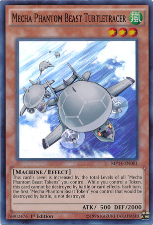 Mecha Phantom Beast Turtletracer [MP14-EN001] Super Rare Yu-Gi-Oh!