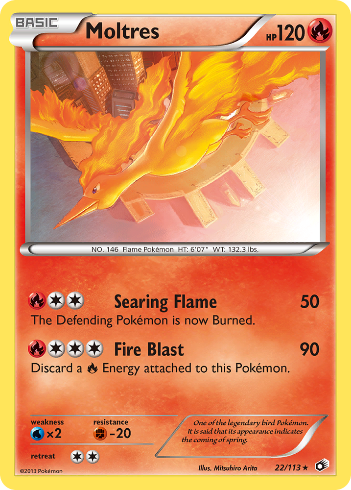 Moltres (22/113) [Black & White: Legendary Treasures] Pokémon