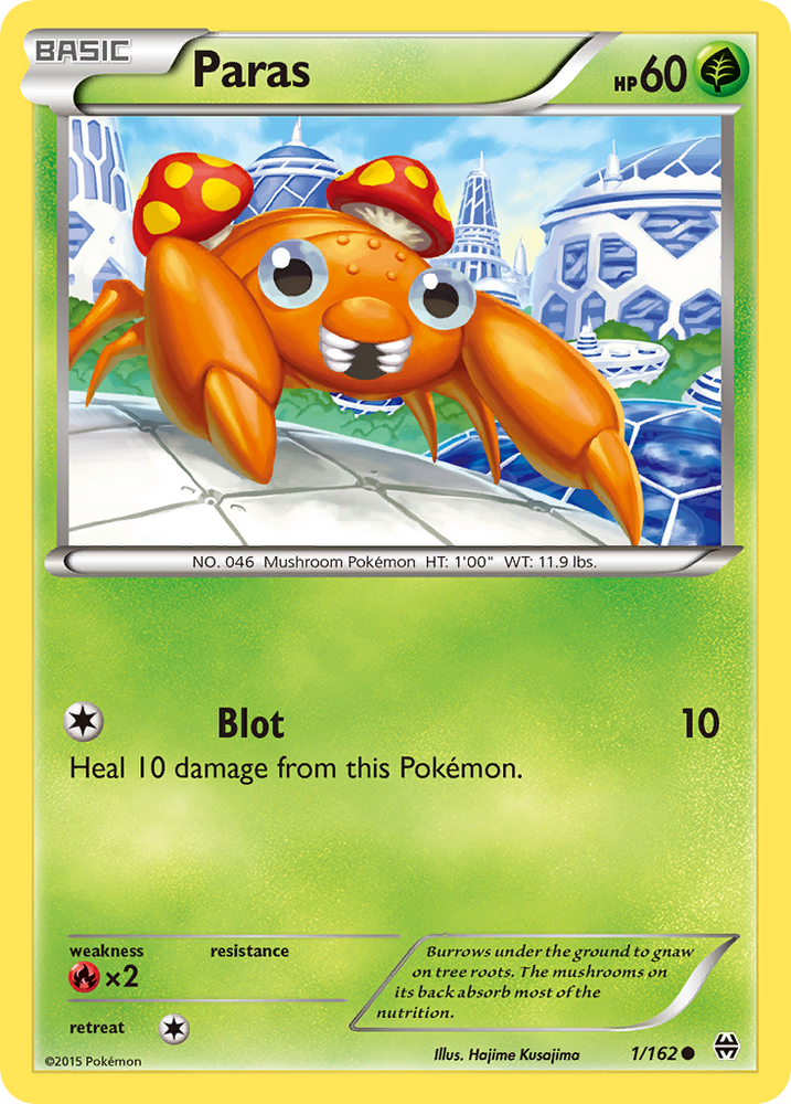 Paras (1/162) [XY: BREAKthrough] Pokémon