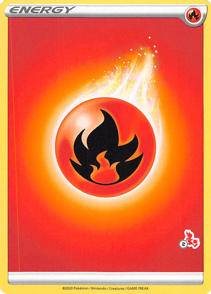 Fire Energy (Cinderace Stamp #2) [Battle Academy 2022] Pokémon