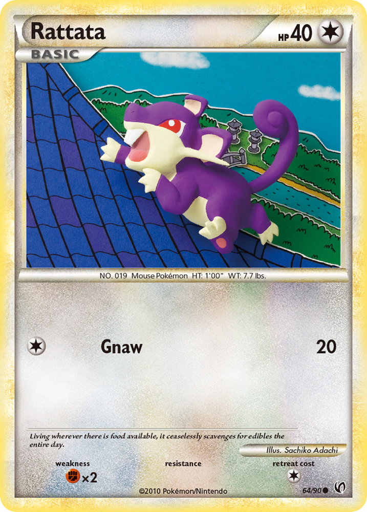 Rattata (64/90) [HeartGold & SoulSilver: Undaunted] Pokémon